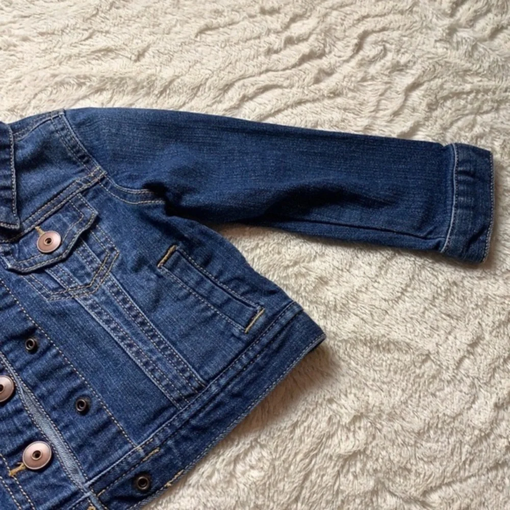 Simple Joys by Carter's Toddler Girls' Denim Jacket 24M - Picture 7 of 15